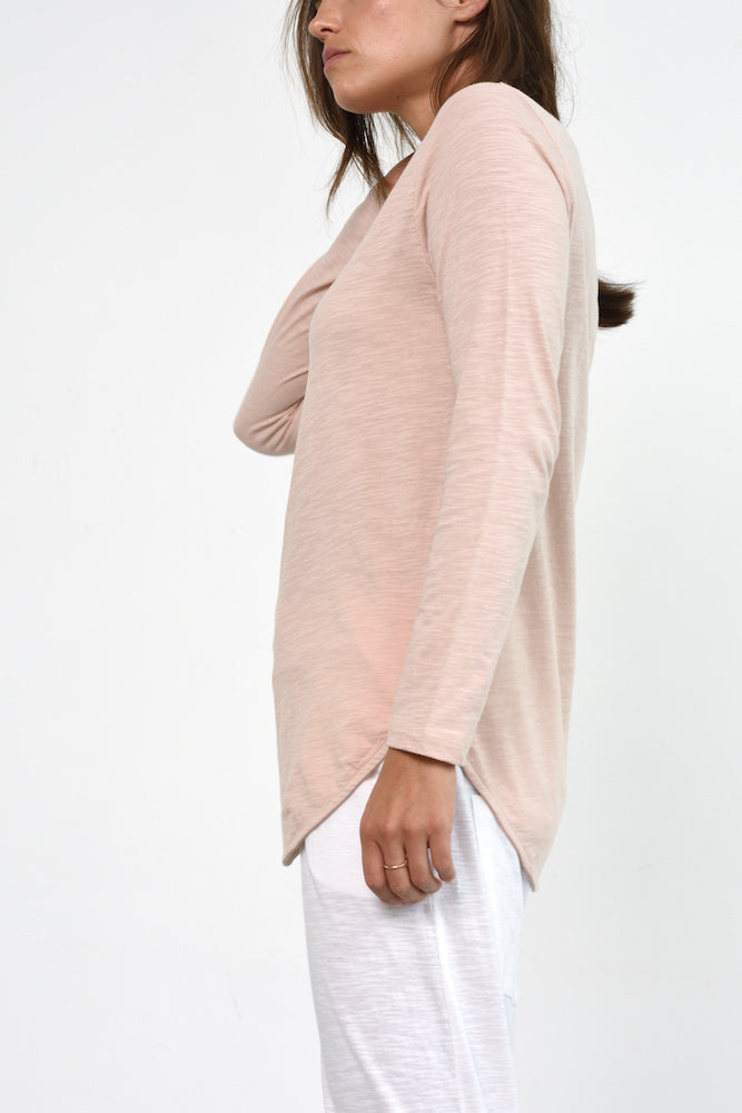 Buy Cle Organic Clothing Logo Top Cle Logo Tshirt Long Sleeve Cle Logo Long Sleeve Tshirt - Basic State Cle organic essentials Stockist