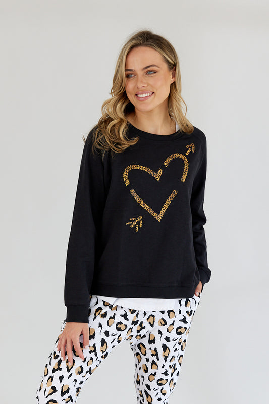 Love Sweater - Black
