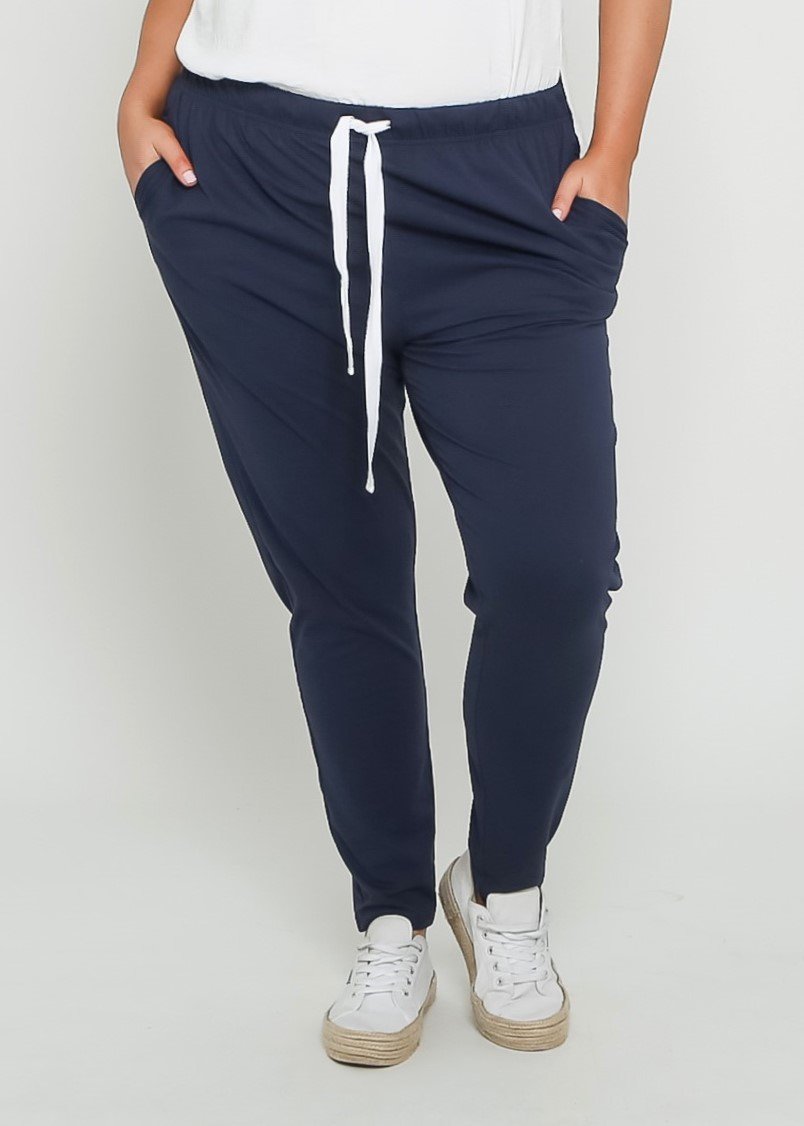 Lainie Lounge Pants - Navy - Plus Size 