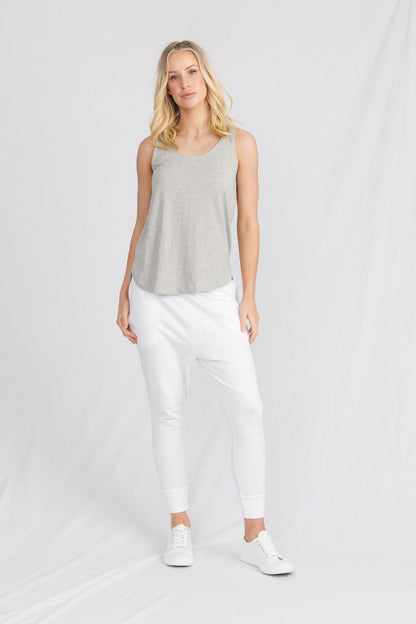Miami Organic Cotton Tank - Grey Marle