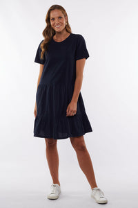 Plus Size Joanna Tee Dress - Navy