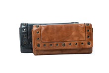 'Sable' Studded Leather Wallet