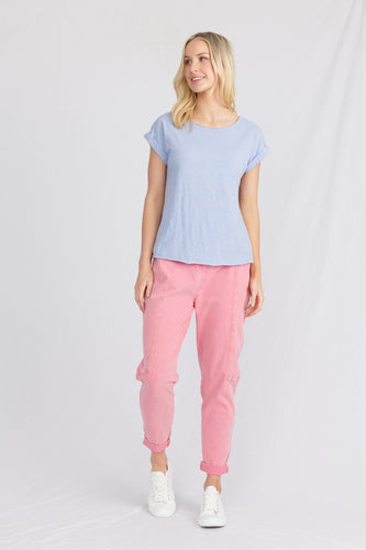 Buy lulu Organic Clothing Santa Barbara Tee Basic State Lulu Organic Essentials Australian Stockist