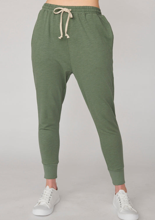 Lulu Organic Clothing Redondo Slouch Pants - Basic State Organic Clothing Lulu Organic Clothing Redondo Pants Lulu Organic Cotton Basics - Basic State -  Lulu Organic Essentials Redondo Pants Khaki Pink
