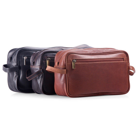 Rugged Hide Large Wet Pack for him - Brown Leather - Basic State Australia