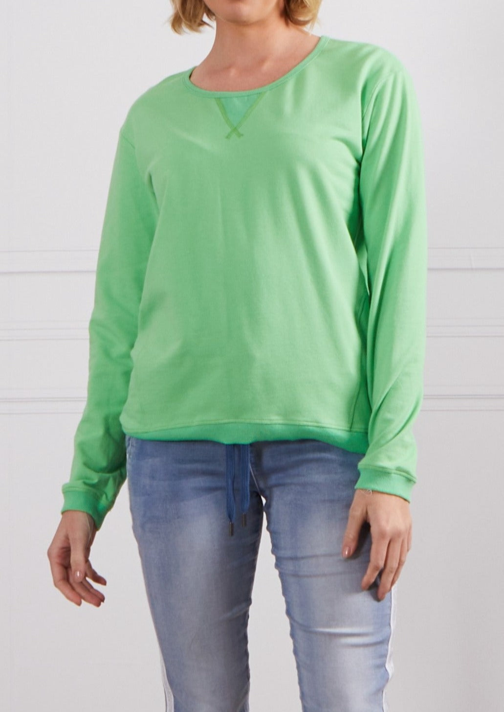 G7 Organic Cotton Clothing, g7 organic cotton basics stockists, Shop G 7 Organic Cotton Basics online, shop Cle organic Basics, Buy g7 Aki Jumper Green