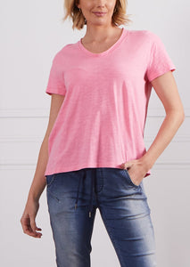 Shop Ladies V Neck Tshirt, buy Ladies V Neck Tshirts online, g7 organic Cotton Basics Erin Tee, Erin Tshirts, Buy Organic Cotton Ladies Tshirt, Organic V Neck Tee Ladies V Neck Tshirt