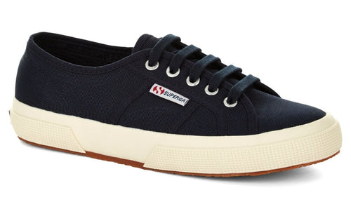 Superga 2750 Navy Blue Superga Classic Tennis Shoe Canvas Sneakers Navy Blue Superga2750 Cotu Classic Basic State Style Traders Navy Tennis Shoe Runners jogger trainers