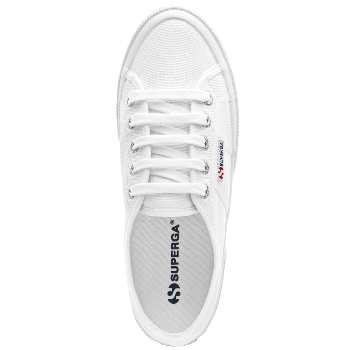 Superga Classic Tennis Shoe Canvas Sneakers White Superga 2750 Cotu Classic Basic State Style Traders White Tennis Shoe Runners rubber soles sneakers, trainers, joggers, runners white canvas 