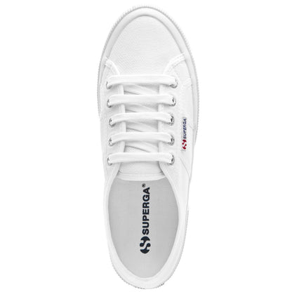 Superga Classic Tennis Shoe Canvas Sneakers White Superga 2750 Cotu Classic Basic State Style Traders White Tennis Shoe Runners rubber soles sneakers, trainers, joggers, runners white canvas 