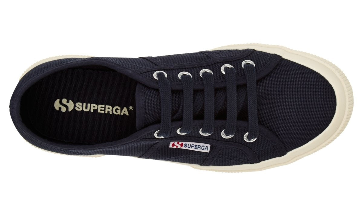 Superga 2750 Navy Blue Superga Classic Tennis Shoe Canvas Sneakers Navy Blue Superga2750 Cotu Classic Basic State Style Traders Navy Tennis Shoe Runners jogger trainers