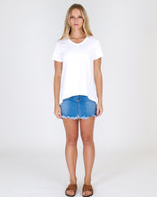 Ladies Plus Size Clothing Plus Size Tshirt White - 3rd Story Clothing Thornton Tee - Basic State
