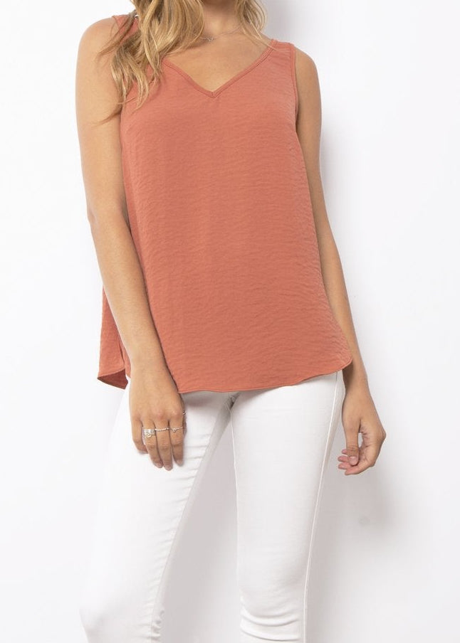 Tilly Cami Rust Ava Tank Rust Tilda 