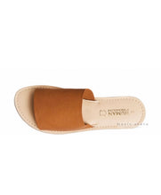 Trinity Slides Tan Leather Shoes - Ladies Super soft leather Slides Leather Sandals Leather Slides Tan leather shoes - Basic State Australian AfterPay Store