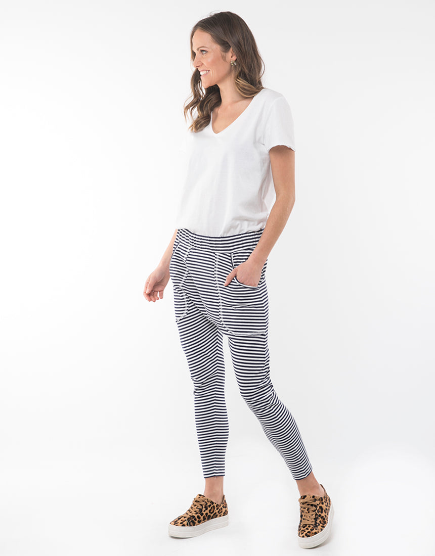 Weekender Lounge Pants - Navy Stripe - Buy Elm Weekender Lounge Pants in Navy Stripe, Elm Stockistsw