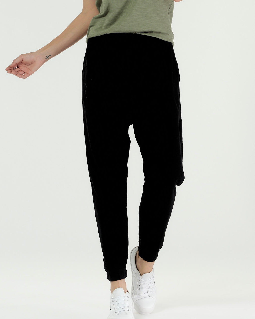 Arabella Aybrey Drop Crotch Pants - Cle Clothing Australian Stockist - Basic State