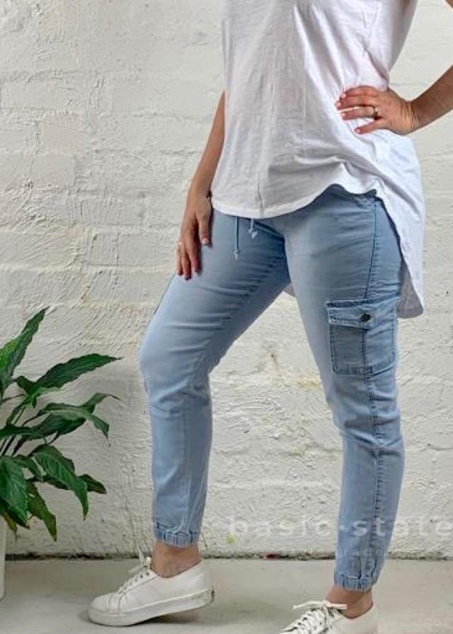 Joey Joggers Jenny Joggers Basic State Joey Joggers Jenni Joggers Elasticated Plus Size Jeans 