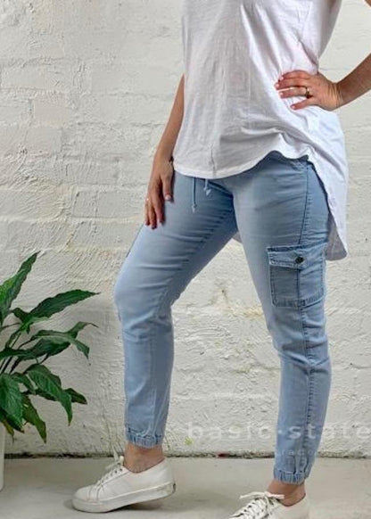 Joey Joggers Jenny Joggers Basic State Joey Joggers Jenni Joggers Elasticated Plus Size Jeans 