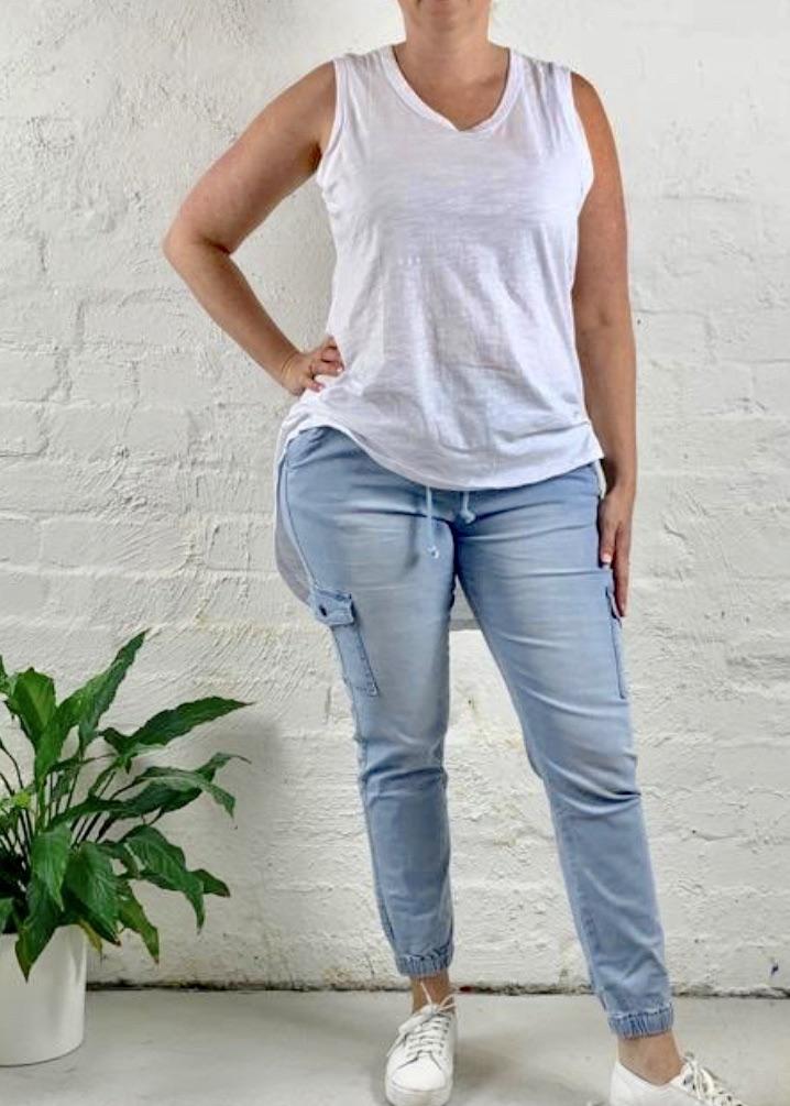 BUY Joey Joggers Jenny Joggers Basic State Joey Joggers Jenni Joggers Elasticated Plus Size Jeans 