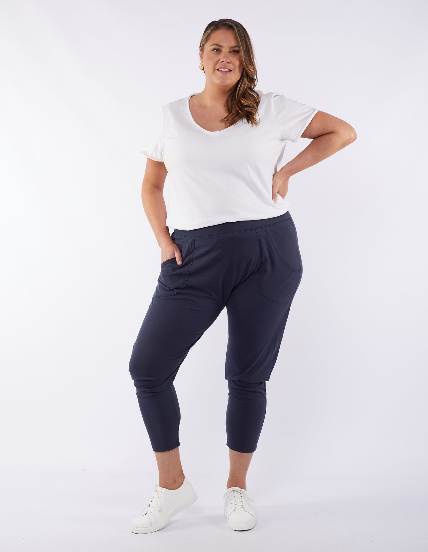 Plus Size Weekender Lounge Pant - Navy