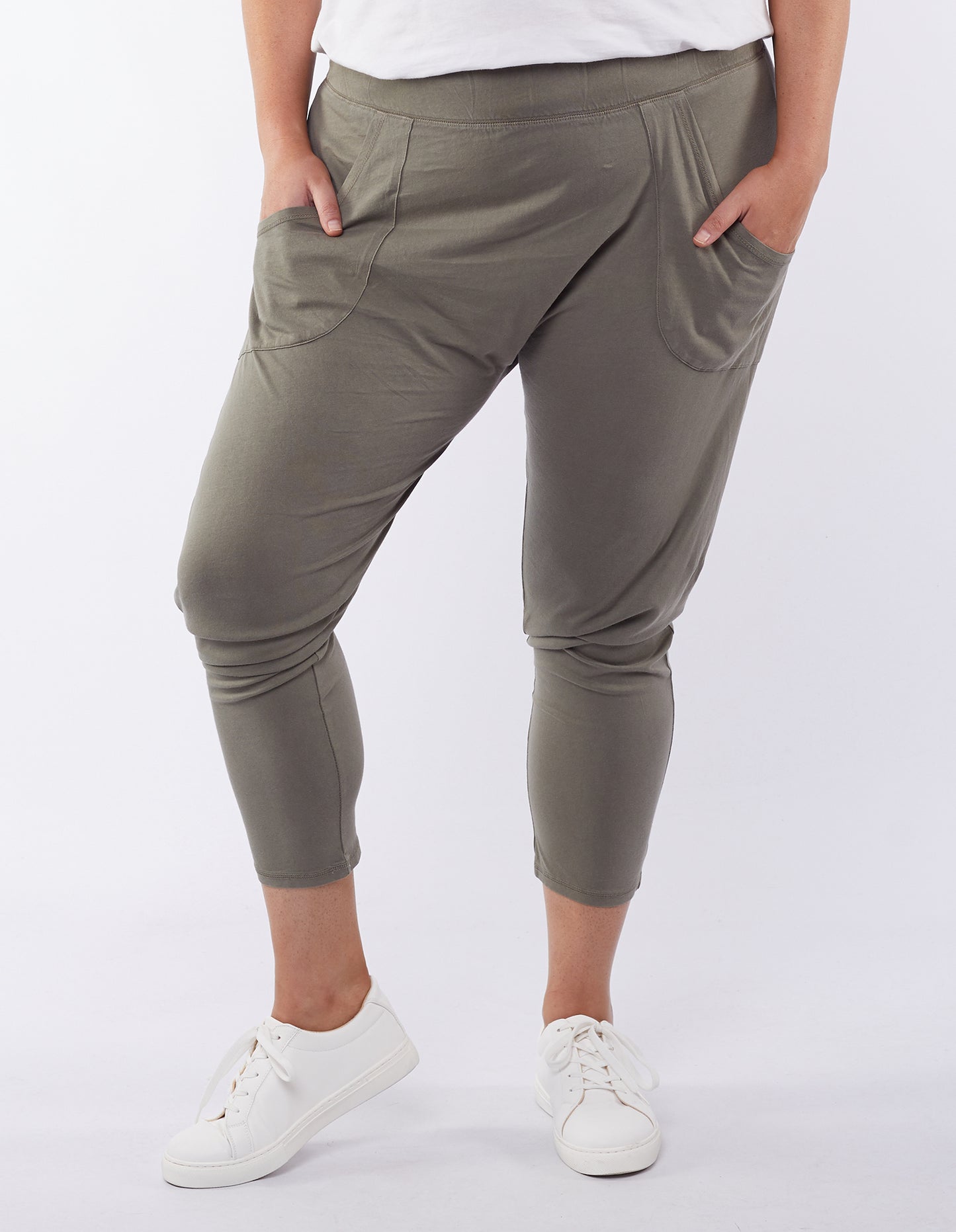 Plus Size Weekender Lounge Pant - Khaki